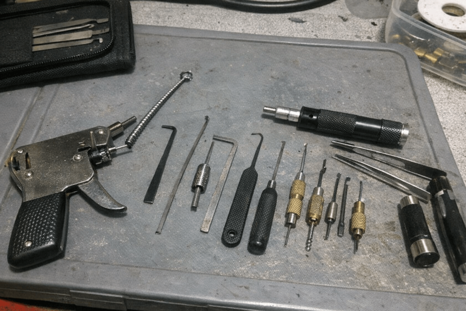 Spezialwerkzeug zum Lösen von Blockaden im Zylinder